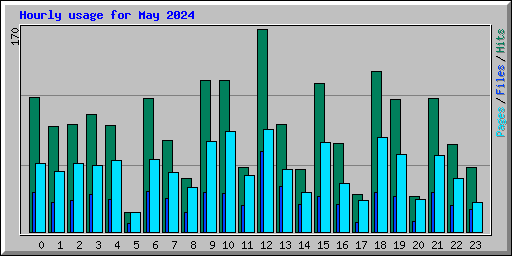 Hourly usage for May 2024